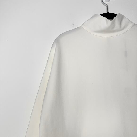 Emerson Fry Edie Turtleneck Dress Ivory Ponte Mod Mini Size S New With Tags - Picture 5 of 12